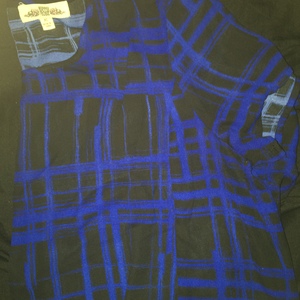 Blue and Black Plaid Top is being swapped online for free