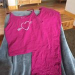 Pajama Gram Fuschia PJ Set Heart L is being swapped online for free