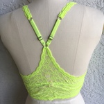 NWT Lime Green VS Bralette Sz L A-C is being swapped online for free
