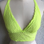 NWT Lime Green VS Bralette Sz L A-C is being swapped online for free