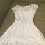 White lace dress is being swapped online for free