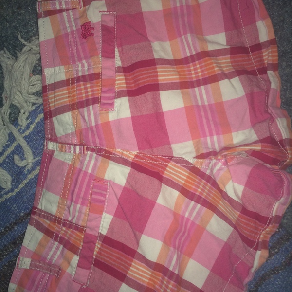 Pink Plaid Aero Shorts  is being swapped online for free