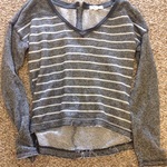Grey cropped sweater Aeropostale is being swapped online for free