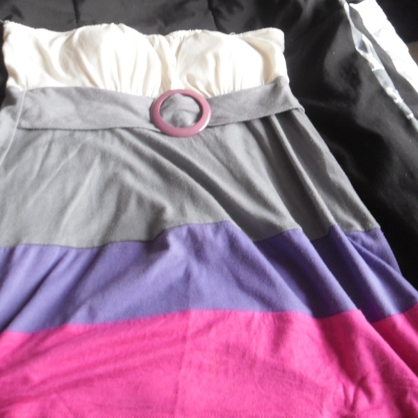 Colorful Strapless Top is being swapped online for free