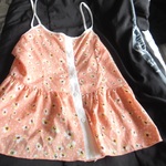 Flowers and White dots Top is being swapped online for free