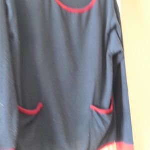 Dark Blue and Red Long Sleeve is being swapped online for free
