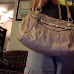 Beige Guess Handbag is being swapped online for free