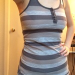 Grey Striped Aeropostale Tank is being swapped online for free