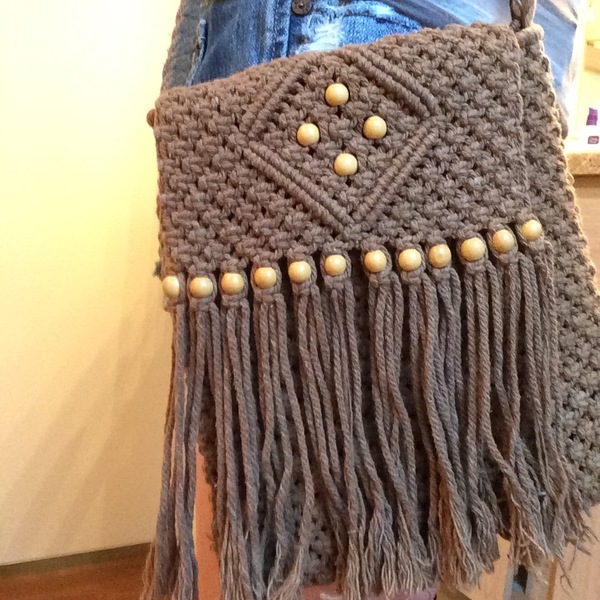 Brown Tassle Cross-body Purse is being swapped online for free
