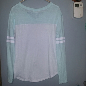 PINK by Victorias Secret Varsity Tee Sz S is being swapped online for free