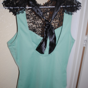Black and Mint Top is being swapped online for free