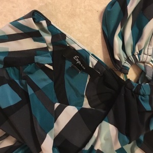 Express one shoulder top small is being swapped online for free