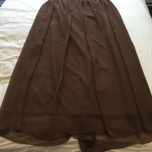 Brown Long Skirt is being swapped online for free