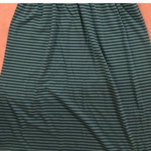 Striped turquoise small dress is being swapped online for free