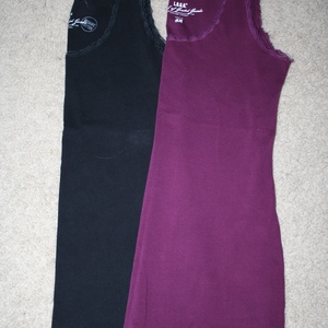 Lot of 2 H&M Lace Detail Tank Tops L  is being swapped online for free