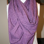 Lululemon Vinyasa Mini Check Pique Ultra Violet Scarf Rulu is being swapped online for free