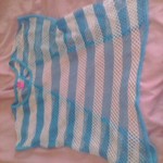 Blue and White Net Short Sleeve is being swapped online for free