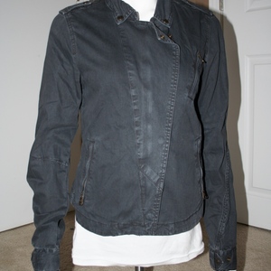 H&M Cotton Moto Jacket Size 10 (Runs Small) is being swapped online for free