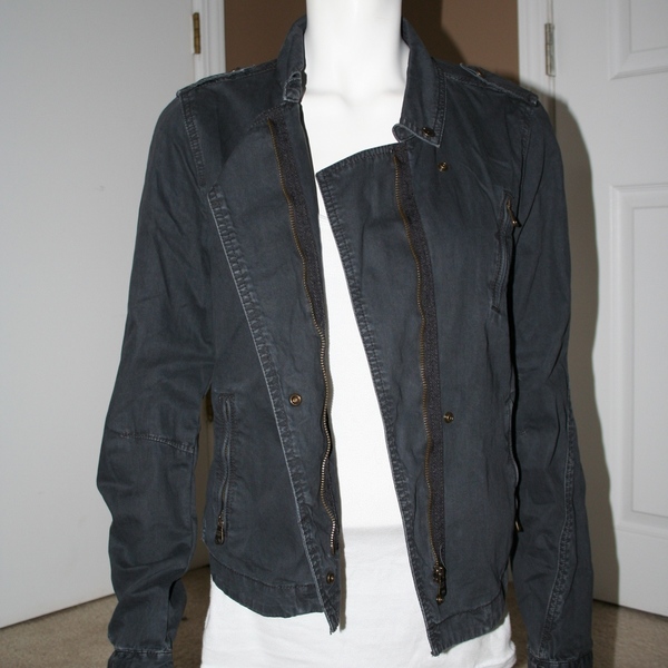 H&M Cotton Moto Jacket Size 10 (Runs Small) is being swapped online for free