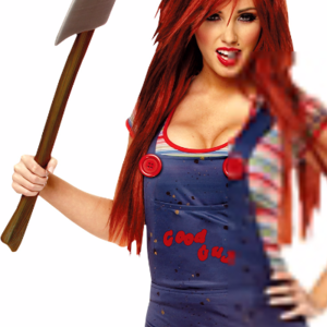 Sassy Chucky Halloween Costume with Accessories is being swapped online for free