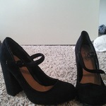 Black Chunky Heels Size 6 is being swapped online for free