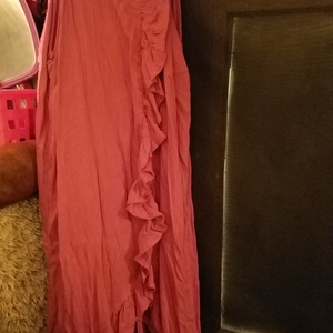 Cute Burnt Orange sctrappy dress is being swapped online for free