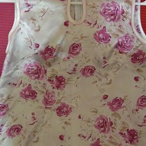 Pink Rose Cheongsam Inspired Top/Blouse Large is being swapped online for free
