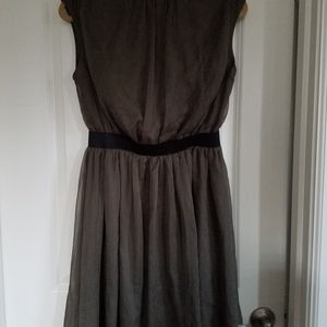 Beautiful olive green dresd is being swapped online for free