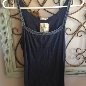 Hollister Navy Tank Top Size L is being swapped online for free