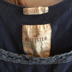 Hollister Navy Tank Top Size L is being swapped online for free