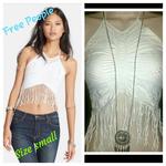 free people fringed top  is being swapped online for free