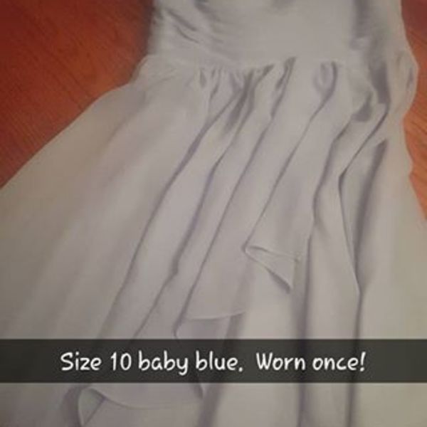 Beautiful Blue dress is being swapped online for free