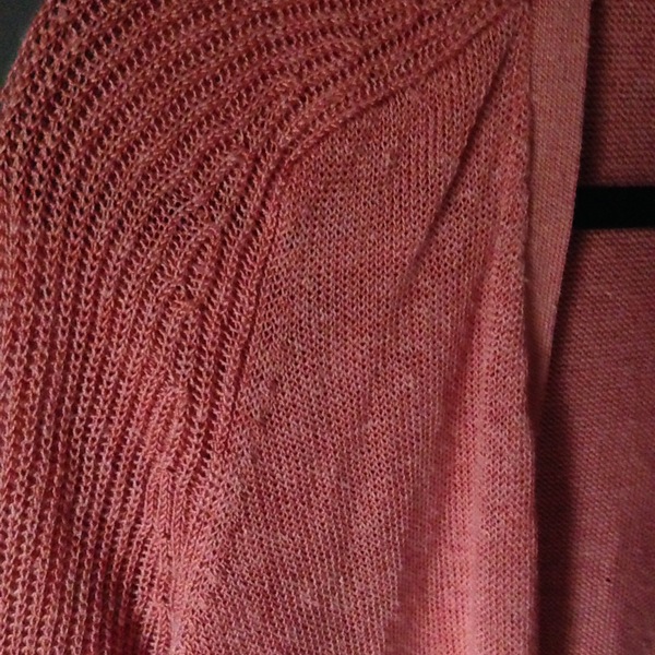 Vintage pink cartigan  is being swapped online for free