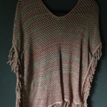 Multi colored poncho is being swapped online for free