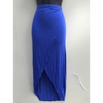 Deep Blue Asymettrical Front Skirt is being swapped online for free