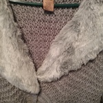 Warm sweater coat is being swapped online for free