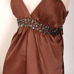 XXI forever 21 sexy brown cami top  is being swapped online for free