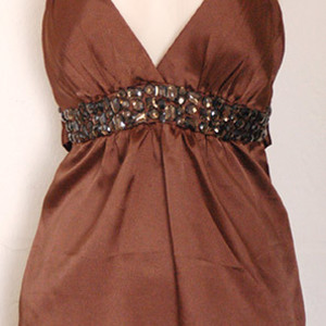 XXI forever 21 sexy brown cami top  is being swapped online for free