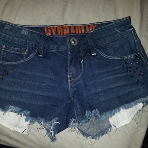 Cut off Denim Shorts Sz 1/2 is being swapped online for free