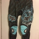 Fox Racing Motocross Pants Women 9/10 Dirt MX Brown & Blue ATV-New W/out Tags-ret.$99!!!Like new! is being swapped online for free