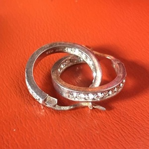 Boho feather jewelry!!One Pair Is Sterling!!! is being swapped online for free