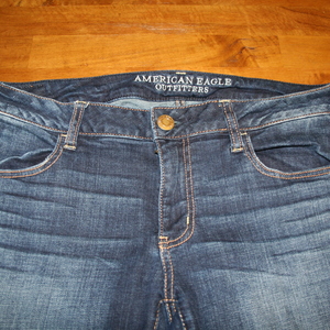 American Eagle AE Jeans Jeggings Indigo Size 12  is being swapped online for free