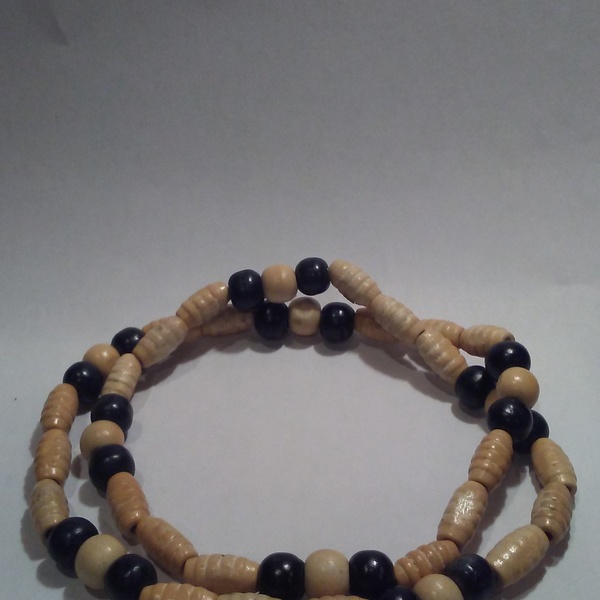 WOODED BEAD NECKLACE is being swapped online for free