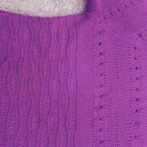 burgundy knit long sweater is being swapped online for free