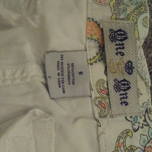 white shorts size 6 is being swapped online for free