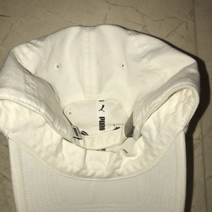 White Puma women's sized hat. Never been worn is being swapped online for free
