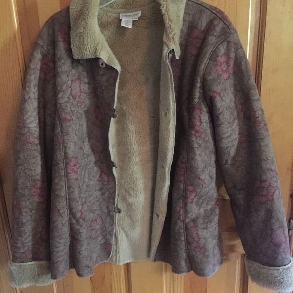 Coldwater Creek Fur Lined Jacket Size Medium is being swapped online for free