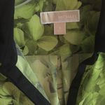 Michael Kors Floral Lime Green Blouse Size Small is being swapped online for free