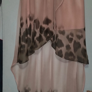 Hi Low Nude Skirt Sz S is being swapped online for free