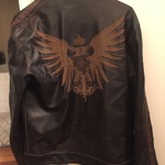 Brown Phaux Leather Jacket  is being swapped online for free